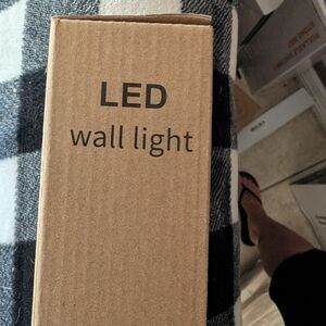 LED Wall Light in Brown
